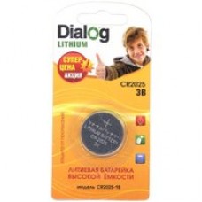 Батарейка DIALOG CR2025/5B LITHIUM цена за 1шт