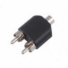 Переходник mini JACK - RCA гнездо - 2 вилки стерео