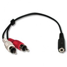 Переходник RCA 1 вилка - 2 гнезда HI-FI