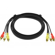 Кабель 3 RCA - 3 RCA вилка - вилка 1,5 м. CТC 311/1,5