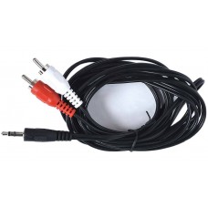 Кабель mini JACK - 2 RCA вилка - вилка 3,0 м. CТC 013/3