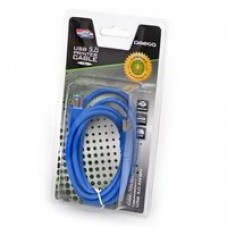 Кабель USB A-B - для принтера  USB 3.0 AM-BM 1.5m для принтера OMEGA blister 41004