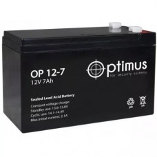 Аккумулятор для ИБП OPTIMUS 7A-CH 12V Аккумуляторные батареи АКБ 12V 7 А/ч