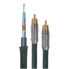 Межблочный кабель DAXX R93-90 9m Аналоговый аудио кабель cпосеребренными жилами /тройной экран/2RCA - 2RCA