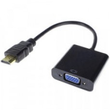 Переходник HDMI A male to VGA female adapter GEMBIRD A-HDMI-VGA-004
