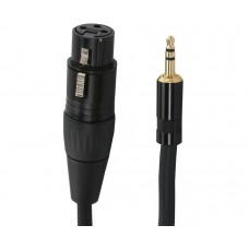 Кабель Audio minijack 3.5мм 4pin - 3.5мм 3pin 1м c микрофоном и кнопкой
