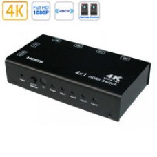 Коммутатор 4 HDMI in - 2 HDMI out с пультом