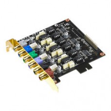 Звуковая карта ASUS PCI Sound Card XONAR H6. Плата расширения для звуковых карт ASUS Xonar HDAV 1.3 или ASUS Xonar Essence ST, увеличивающий количество аналоговых выходов до восьми.