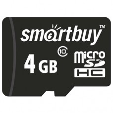 Карта памяти Smartbuy 4GB microSD 10cl.