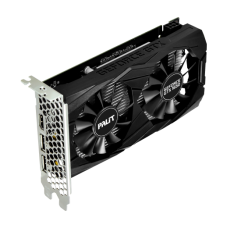 Видеокарта PALIT GEFORCE GTX 1650 DUAL TU117-300-A1/12nm 1485/8000 GDDR5 4096Mb 128-bit, PCI-E 16x 3.0, TDP-75W. Количество поддерживаемых мониторов – 2. Длина – xxx мм. HDMI, 2 x DisplayPORT. Дополнительное питание - нет.  NE5165001BG1-1171D  NE5165