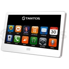 Видеодомофон TANTOS NEO SLIM WHITE сенсорный, ц/в, 7", PAL, 2 в/ панели,2 кам 4 мон. в пар. DVR,SD