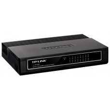 Коммутатор TP-LINK TL-SF1016D 16-port 10/100M Desktop Switch,16 10/100M RJ45 ports, Plastic case