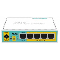 Маршрутизатор с WiF MIKROTIK RB750UPR2 HEX POE LITE