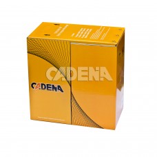 Кабель CADENA FTP4-CAT5e 24 AWG BLACK для компьютерных сетей медный с тросом, внешний, черный, 305 м