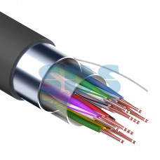 Кабель REXANT FTP 10PR-CAT5 24 AWG GREY для компьютерных сетей медный, внутренний, серый, 305 м