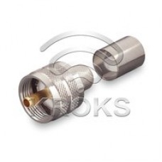 UHF гнездо обжимной на кабель RG-213