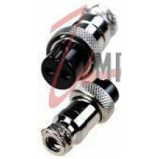 Разъем MIC 234 m4 вилка  4DIN c гайкой