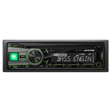 Автомагнитола ALPINE CDE-181R USB,IPOD,IPHONE ЗЕЛЕН подс