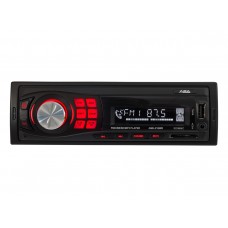 Автомагнитола AurA AMH-210WR 4х51w, USB/SD/FM/AUX, 2 RCA, iD3-TAG, красная подсветка