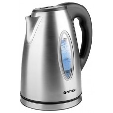 Электрочайник VITEK VT-7019 2200Вт.,1,7л.подсветка. фильтр, корпус нерж сталь|  12мес