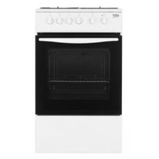 Плита BEKO CSS 42014 FW газо-электрическая с крышкой